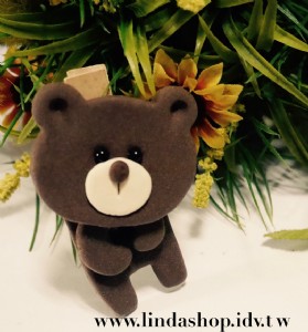 BEAR0100 熊麻吉100號~可訂製成磁鐵/夾子/吊